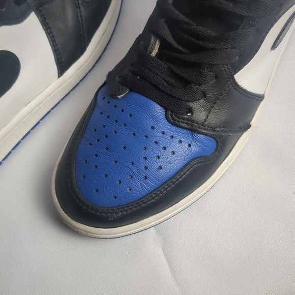 Nike Jordan 1 royal toe blue sz8.5 - Picture 3 of 16